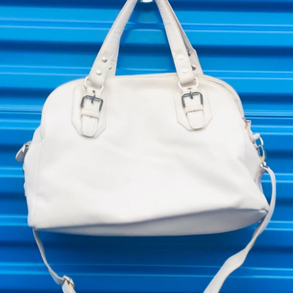 Pale Pink Satchel Bag by attention